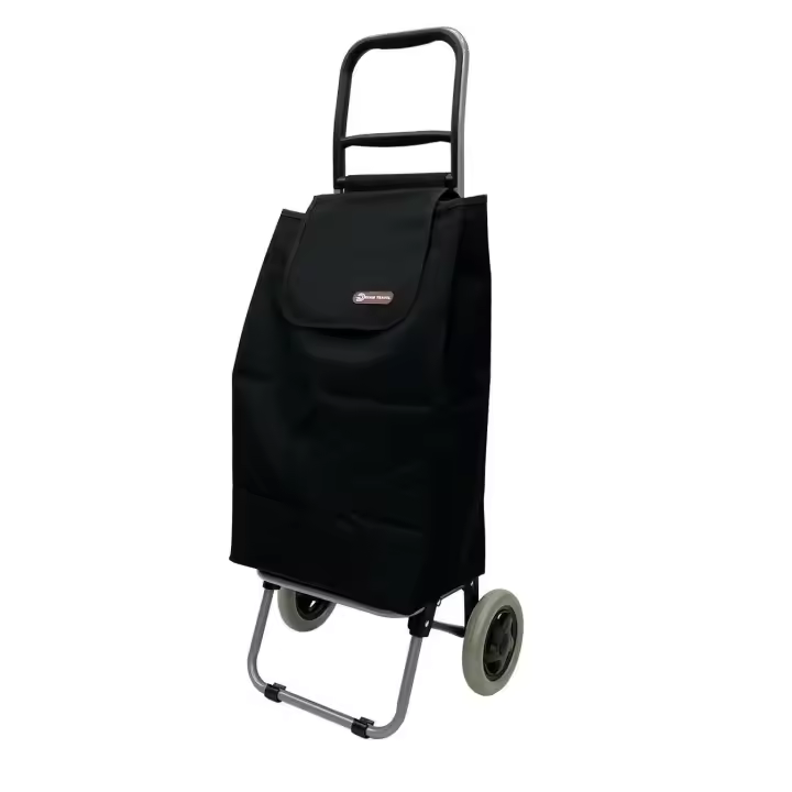 Bolsa carrito de la Busta, carrito plegable portáil para Hogar, cesta de la Busta con Rueda y soporte, Bolsa de 40 litros - 1