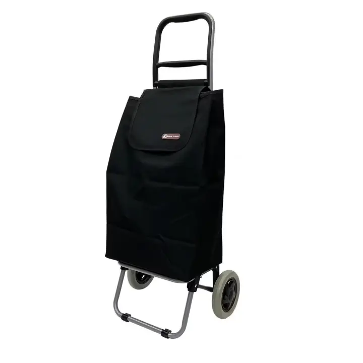 Bolsa carrito de la Busta, carrito plegable portáil para Hogar, cesta de la Busta con Rueda y soporte, Bolsa de 40 litros - 1