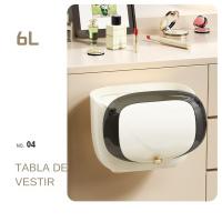 Bandeja De Basura Colgante Ligera Y Montable Gran Capacidad Para Limpieza Conveniente Pequeña Para Encimera - details 3