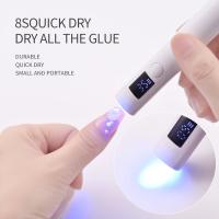 Lámpara Secadora De Uñas LED UV Portátil Recargable USB Para Dibujos Rápidos Manicura Con Herramientas De Varnish Gel - details 0