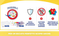 SANDALFON Sandalfon Omino Bianco - Hojas de Protección de Color, Estructura de Nido de Abeja, Atrapan el Gris y los Colores Dispersos en el Lavado, 40 Unidades + 16 de Regalo - details 7