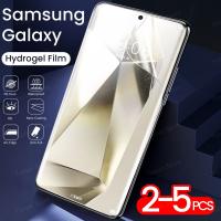 Protector De Pantalla De Hidrogel Suave Para Samsung Galaxy S24 S23 S22 S21 Ultra plus Note 20 Ultra Note 10 plus 2-5PCS Anti-Scratch - details 0