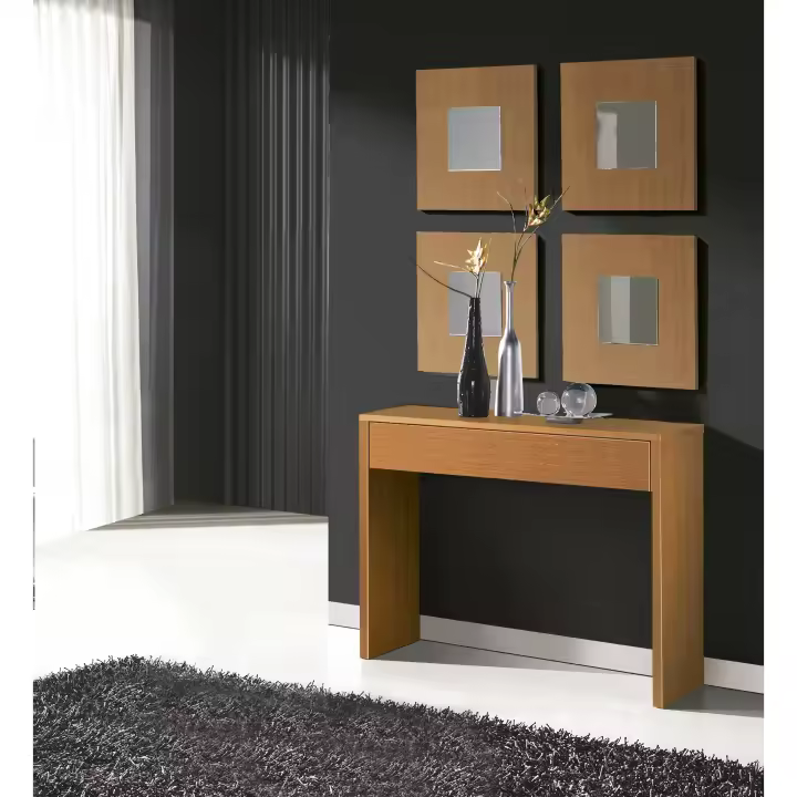 Venprodin - Consola - 1 Cajon 76X100X30Cm - Cerezo - 1