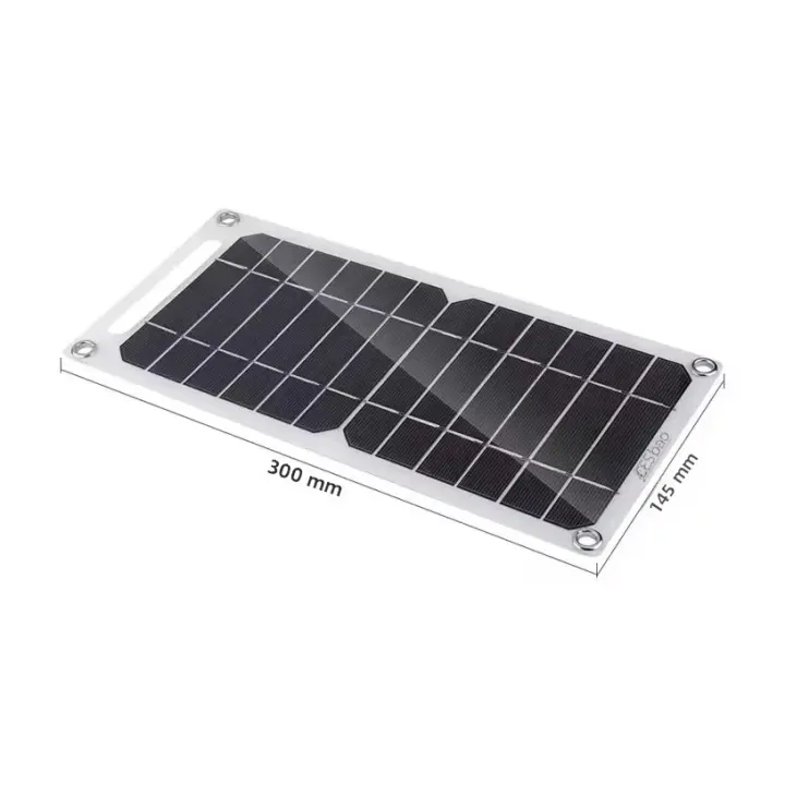 Cargador Solar Portátil Con USB Y Salida DC Placa Solar Plegable De 10-100W Energía Exterior Para Móvil Generador De Fuerza - 1