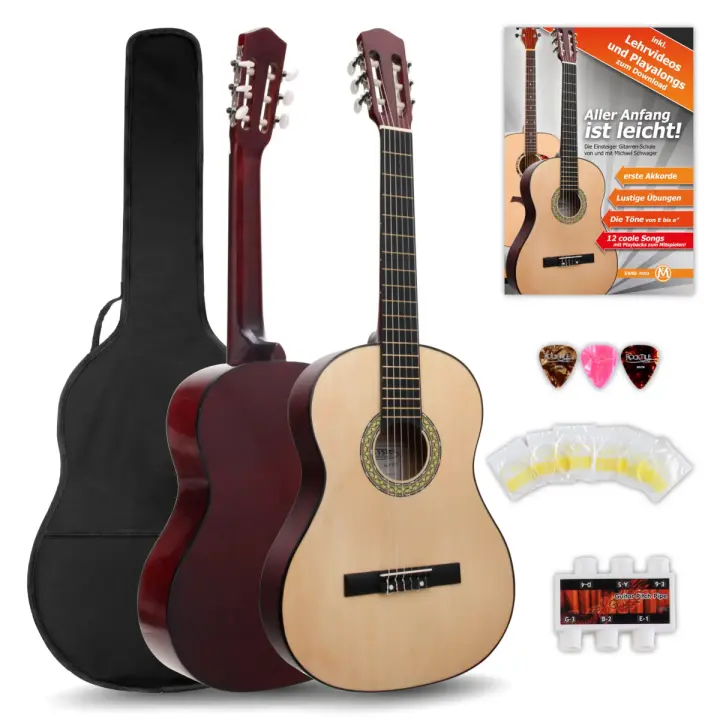 CLASSIC CANTABLE AS-851 CLASSIC GUITAR KIT 4/4 COLOR NATURAL + ACCESORIOS CLCAS85144 Guitarras Clásicas Escuelas de Enseñanza - 1