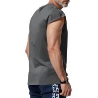 Camiseta Sin Mangas Para Hombre Verano 2024 Estilo Casual Ligero Y Transpirable Vest Top De Polyester Para Jóvenes - details 44