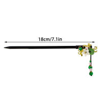 Palo De Pelo Vintage De Madera Para Mujer Hecho a Mano Flor De Lujo Peine De Cabello Accesorio De Joyería Para Cabeza Para Boda Fiesta - details 0