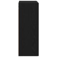 Gabinete Montado en la Pared vidaXL Negro Roble 69,5x34x90 cm Madera Ingeniería - details 5