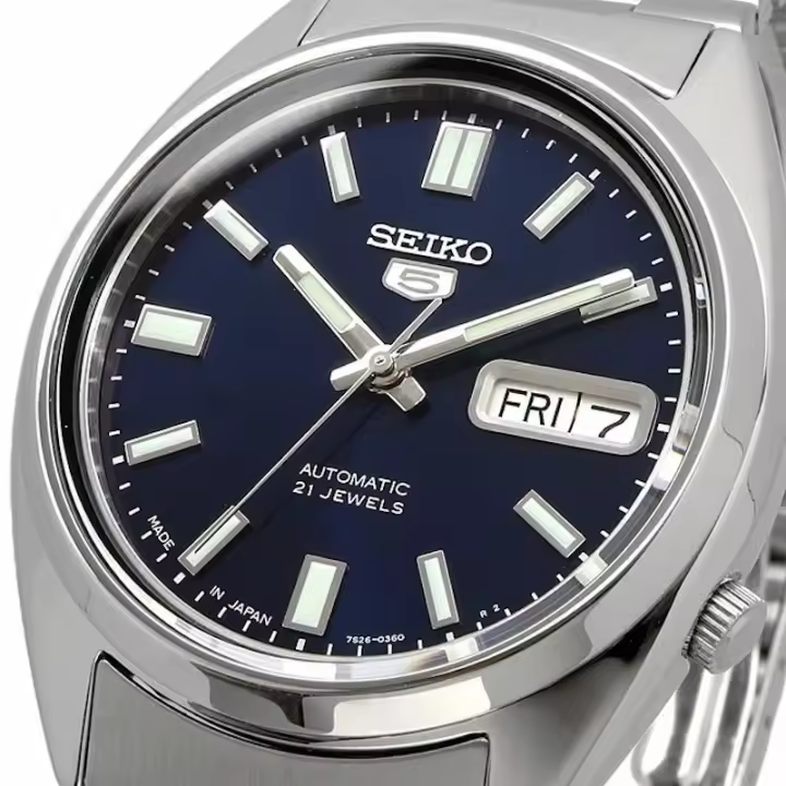 Seiko Watches Reloj Automático Seiko 5 SNXS77J1 Unisex 37mm Hecho en Japón Acero - 1