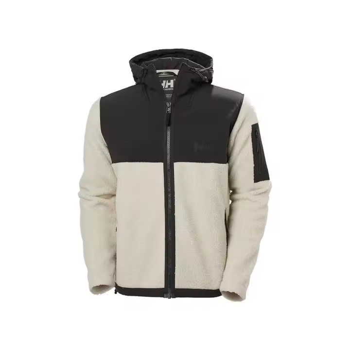 Helly Hansen Chaqueta Polar Hombre HH Patroil Pile Negro Blanco - Corte Clásico - 1