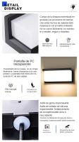 Luz De Pared LED Impermeable 15W Con Sensor De Radar Para Exteriores Y Dormitorios Sala De Estar Porches Jardines Luz Decorativa Moderna - details 11