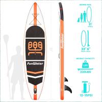 FunWater Tabla Paddle Surf Hinchable con Accesorios Premium con Funda Impermeable para teléfono móvil Remo Doble Uso | PadelSurf Stand Up Paddle Gran Estabilidad y Resistencia | Paddle Board - details 0