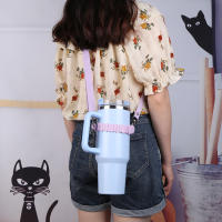 Portabotellas Con Correa Ajustable Para Stanley 30oz/40oz Porta Botella Libre De Manos En Silicona Y Poliéster Color Variado - details 5