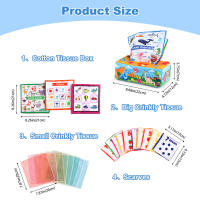 Juguete Sensorial De Montessori Para Bebés Caja De Tissue Suave Estuffed Juego Educativo De Aprendizaje Para Niños Pequeños De Alta Contraste Y Alto Contraste - details 5
