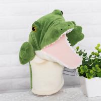 Puppets De Peluche De Cocodrilo Para Niños Juguetes Suaves Y Divertidos Para Juegos De Pretendimiento Regalo Para Niños Tamaño 28CM - details 5
