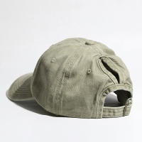 Gorro De Béisbol Para Mujer Con Gran Cola De Caballo Sombrero De Sol Para Primavera Verano Ajustable Para Correr Estilo Desordenado - details 0