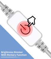 Espejo De Maquillaje Con Luz LED Para Baño Y Dormitorio Lámpara De Vestíbulo Sin Escala Dimmer Luz De Noche Para Mesa De Vestir Decoración De Habitación - details 6