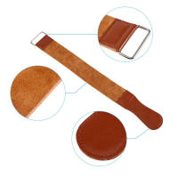 Cinturón De Afilado De Cuero Genuino Para Cuchillo De Barbería Y Navaja Fija Y Plegable Afilador De Cinturón De Pulido - details 2