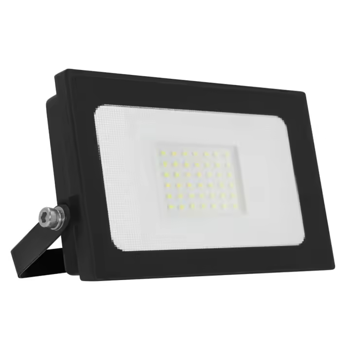Proyector LED MATEL Plano Negro 12/24V 30W Luz Fría - 1