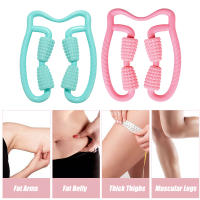 Rodillo De Masaje Muscular 360° Manual Doble Ángulo Para Piernas Cuello Brazos Cintura Rodillo De Masaje Para Músculos - details 3