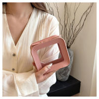 Bolsa De Maquillaje Para Mujer Transparente Con Cierre De Cremallera Impermeable Grande Bolsa De Lavado Para Viajes - details 15