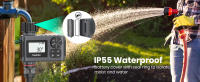 Sistema De Riego Inteligente Insoma Con Timer Automático Sprinkler Programador Para Jardín IPX5 Pantalla LCD Material Plástico Resistente Al Agua - details 7