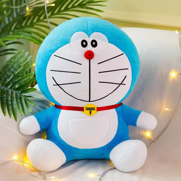 Muñeco De Peluche Kawaii Doraemon Soporte Para Sofa Almohada Juguete De Gato Cartoon Para Niños Y Adultos Regalos De Cumpleaños - 1