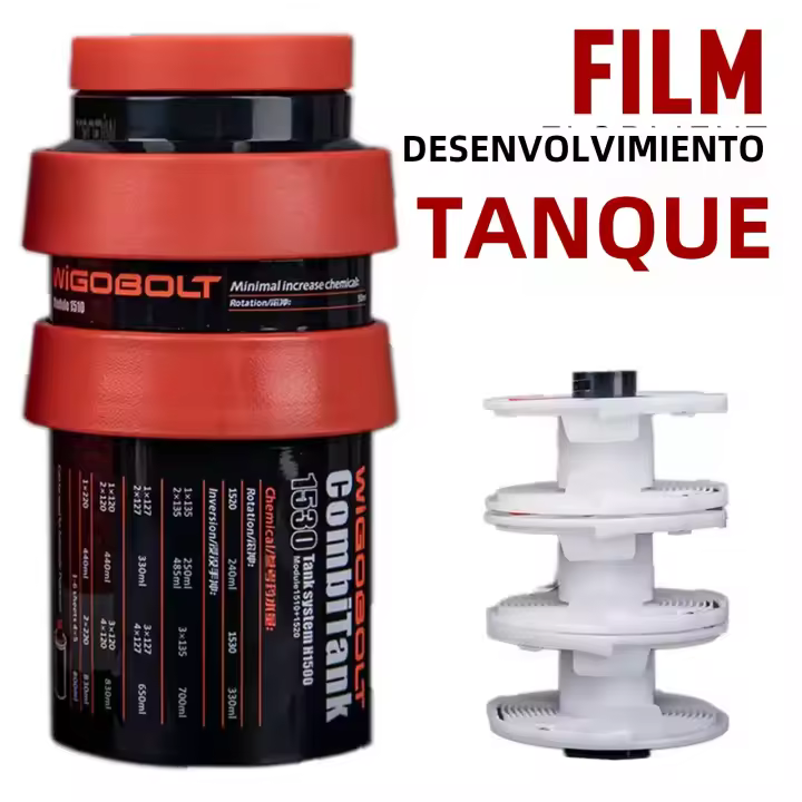 Nueva Máquina De Procesamiento Automática De Película Con Carrito Rodante Eléctrico Y Tanque De Desarrollo Para Accesorios De Fotografía Y Equipamiento De Fotografía - 1