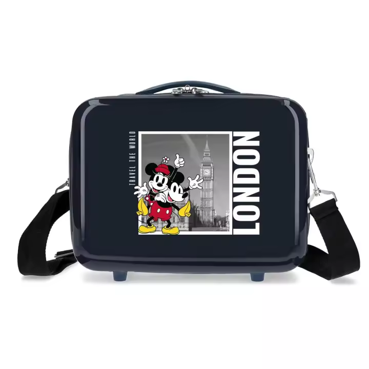 Disney Minnie Neceser De Viaje ABS Mickey Y Minnie Travel The World Azul - 1