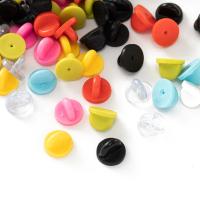 50pcs Lotes De Apoyabroches De Mariposa En Goma Para Decoración De Joyería DIY Accesorios De Broches Y Crafts Clips De Borla De Broche - details 0