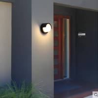 Luz De Pared Exterior LED Impermeable Para Jardín Villa Y Pasillo Moderna Fuente De Luz LED Incluida Instalación Self-Contained - details 0
