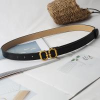 Cinturón De Cuero PU Para Mujer Con Hebilla De Metal Diseñador Adecuado Para Jeans Vestido Pantalones Estilo Casual - details 8