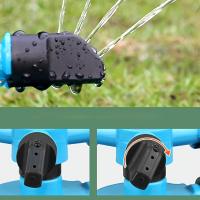 Riega Automático Giratorio De 360 Grados Con Boquilla Ajustable Para Jardines Y Prados Inserción En Suelo Tipo Dial - details 6