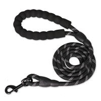 Correa Reflectante Para Perros Con Manija Padded Cómoda - Doble Fuerte Traction Rope Para Perros Fuertes - Enhance Seguridad Y Contraste - details 12