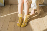 Calcetines De Encaje Para Bebés Y Niñas Sólidos Con Volantes Y Flores Calcetines De Baile De Princesa De Algodón Y Poliéster Para Niñas De 7 a 12 Años - details 10