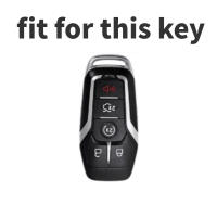 Funda De Llave De Coche Suave TPU Para Ford Fusion Mondeo Mustang F-150 Explorer Edge 2015-2018 Cubierta Protectora Para Llave De 5 Botones - details 0