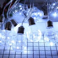 LILI HOME ✨ Guirnalda de 10 Bombillas LED – 3 Metros ✨ Disponibles en 3 colores de luz:  Blanco frío, Cálido o Multicolor 🔌 Diferentes opciones de alimentación: Solar, Conexión a enchufe o Pila. 🌦️ Uso interior y exterior: Resistente al agua y - details 1