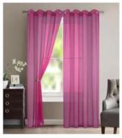 Cortina de visillo estampada brillo  translucido 100% poliéster para salón y dormitorio.140x260cm.1 panel. - details 14