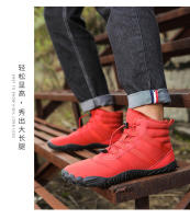 Zapatos deportivos de algodón para exteriores de cinco dedos para hombres y mujeres, además de botas cálidas de terciopelo,botas de nieve para parejas resistentes al desgaste y antideslizantes. - details 16