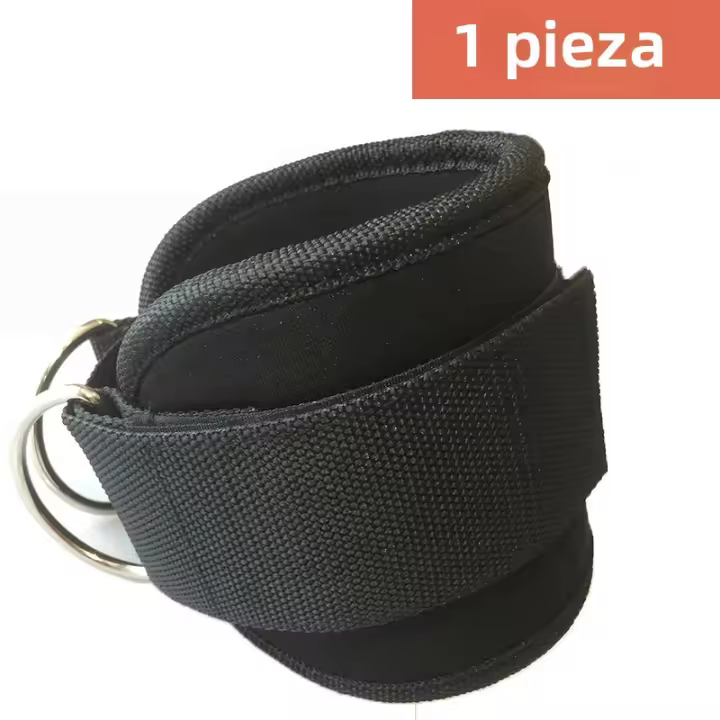 Fijaciones De Tobillo Ajustables Para Gimnasio Con Anillo D Y Hebilla Músculo Cuadriceps Y Gastrocnemio Equipo De Fitness Protección De Pies Para Ejercicios De Cable - 1