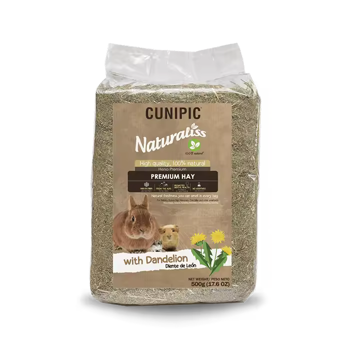 Cunipic Naturaliss heno con diente de león 500 gr - 1