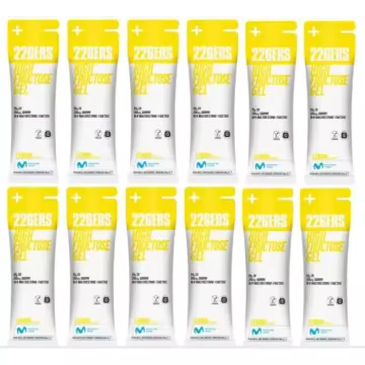 226ERS PACK 12 Geles High Fructose Sabor limón 80g - Gel Energético con fructosa - 1