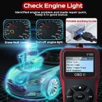 Lector De Códigos De Diagnosticación OBDII Para Coche Herramienta De Escaneo De Fallas Del Motor Compatible Con Todos Los Protocolos OBD II - details 7