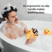 Cepillo De Baño De Silicona Exfoliante Para Rostro Y Cuerpo Cepillo De Limpieza Facial Con Mango Uso Seco Y Húmedo Para Hombres Y Mujeres - details 4