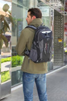 Mochila clásica de viaje para hombre, bolsa impermeable para ordenador portátil, senderismo, mochila escolar deportiva, nailon, para exteriores - details 15
