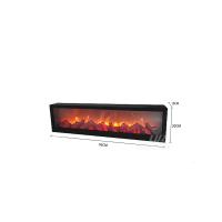 ARISE SHOP-Luz de Llama Decorativa para Chimenea Eléctrica Empotrada Incorporada, con Juego de Leños Efecto Decorativo Negro,USB,funciona con pilas. - details 0