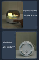 Luz Nocturna Con Paisaje Lunar Y Bluetooth Recargable Para Dormitorio Iluminación Atmosférica Para Niños Regalo De Navidad Dimmer Sin Etapas Incluye Batería Recargable - details 9