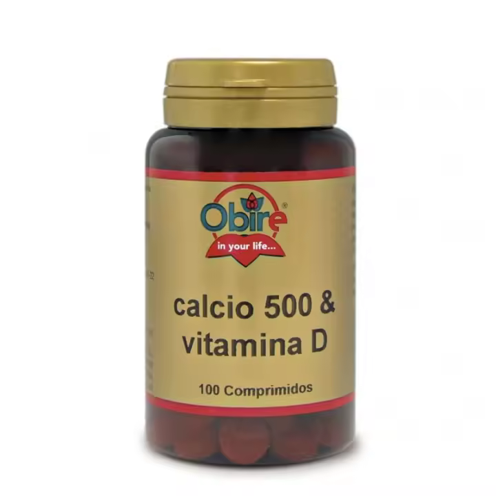 OBIRE CALCIO 500 + VITAMINA D 100 COMPRIMIDOS - 1