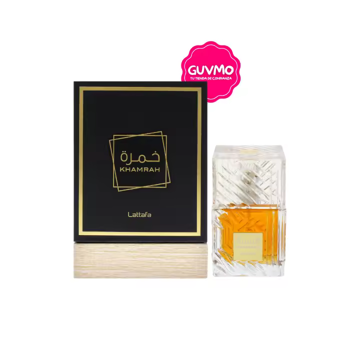 Lattafa Khamrah Eau de Parfum Unisex 100 ml – Fragancia Oriental Especiada con Notas de Canela, Dátiles y Vainilla - 1