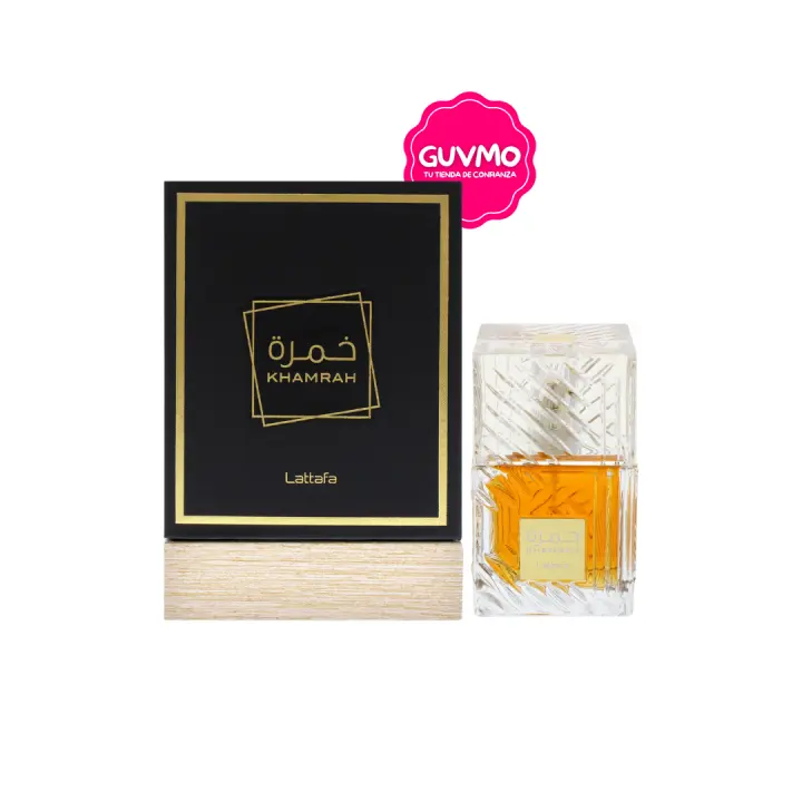 Lattafa Khamrah Eau de Parfum Unisex 100 ml – Fragancia Oriental Especiada con Notas de Canela, Dátiles y Vainilla - 1